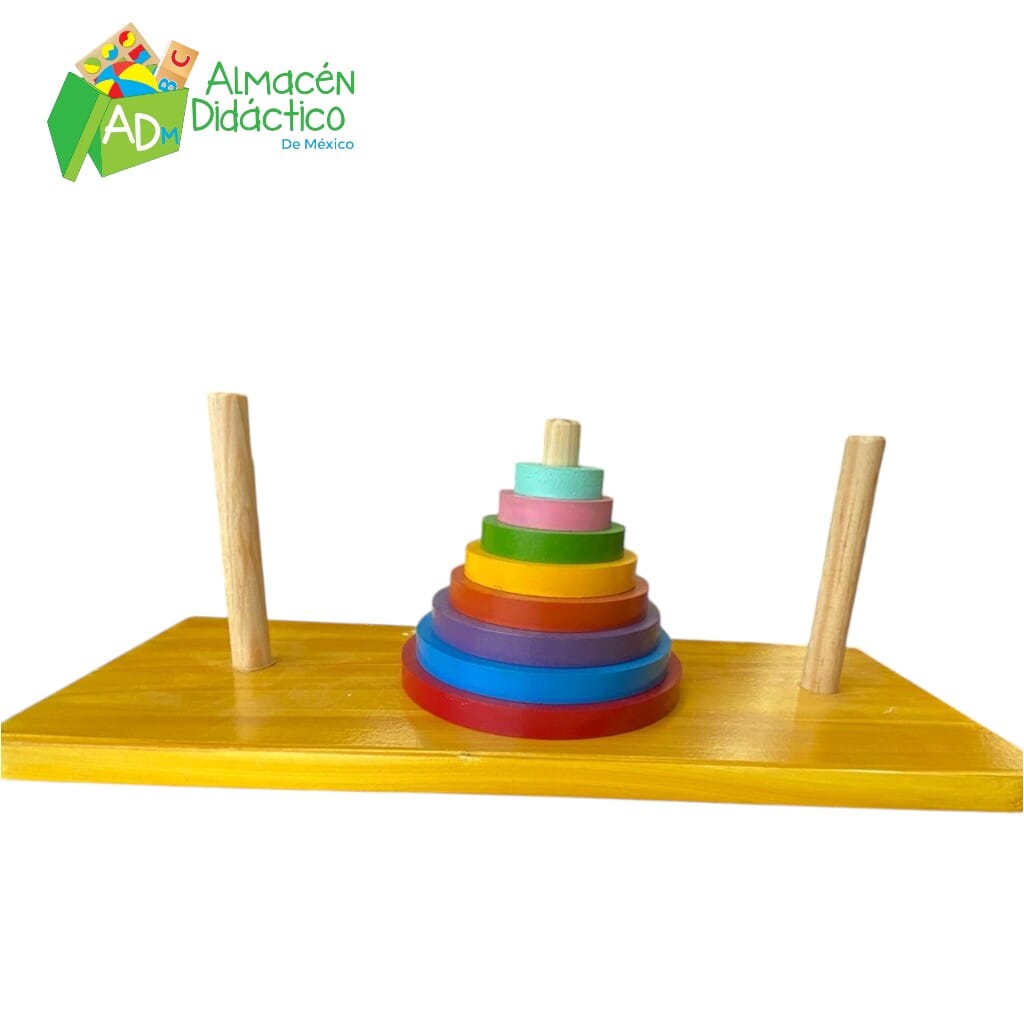TORRE DE HANOI DE MADERA