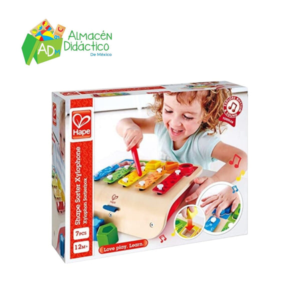 XILOFONO CLASIFICADOR DE FORMAS - HAPE - SHAPE SORTER XYLOPHONE