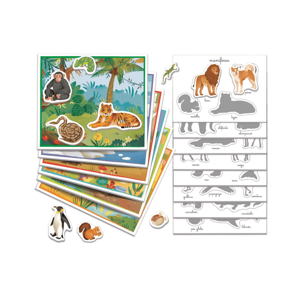 JUEGO MONTESSORI DE ANIMALES