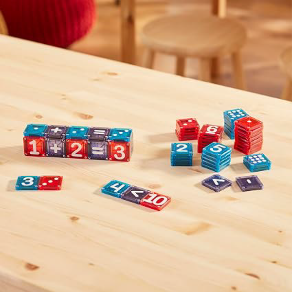 MAGNA-TILES MICROMAGS APRENDER NÚMEROS 56 PZS
