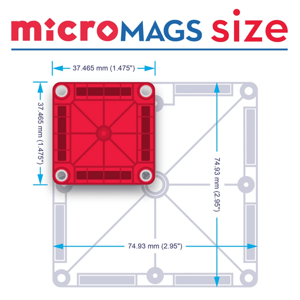 MAGNA-TILES MICROMAGS COMBO SET 70 PZ