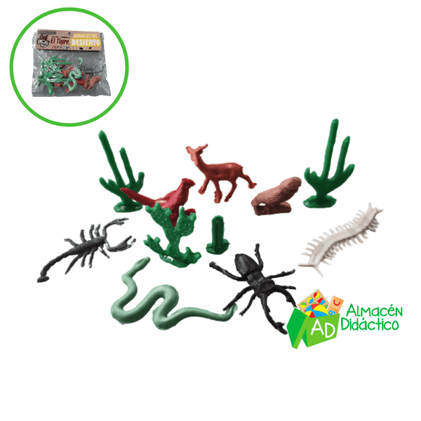 MAQUETA ANIMALES DEL DESIERTO
