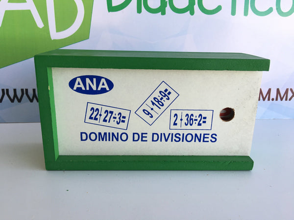 DOMINO DE MADERA DIVISIONES