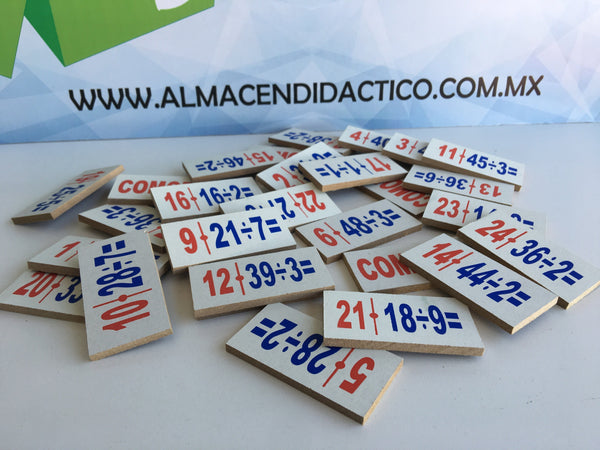 DOMINO DE MADERA DIVISIONES
