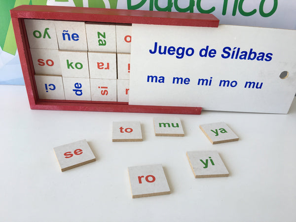 JUEGO DE SILABAS