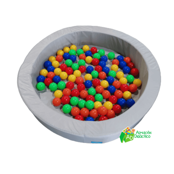 ALBERCA DE PELOTAS REDONDA CHICA "UNICOLOR"