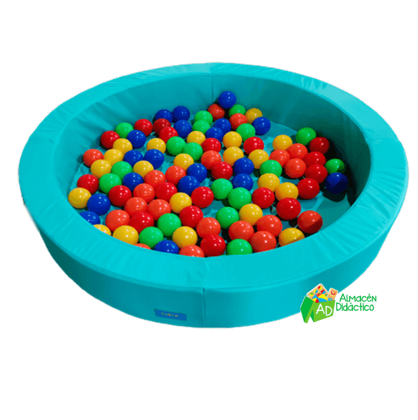 ALBERCA DE PELOTAS REDONDA CHICA "UNICOLOR"