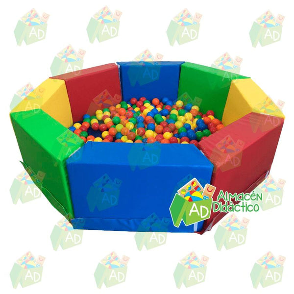 ALBERCA DE PELOTAS CONSTRUCTOR 8 PZAS