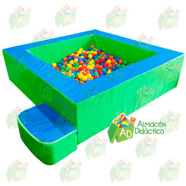 ALBERCA DE PELOTAS CUADRADA GRANDE