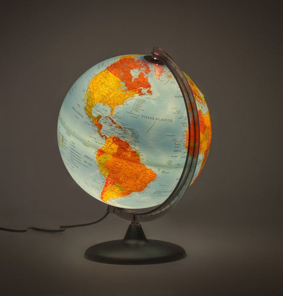 GLOBO TERRAQUEO CON ALTO RELIEVE