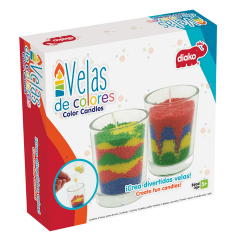 VELAS DE COLORES