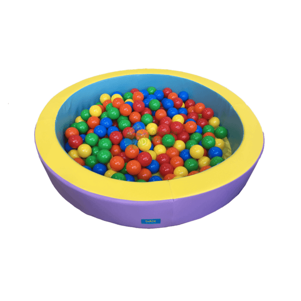 ALBERCA DE PELOTAS REDONDA CHICA "PASTEL TRICOLOR"