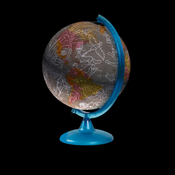 GLOBO TERRÁQUEO CON CONSTELACIONES.